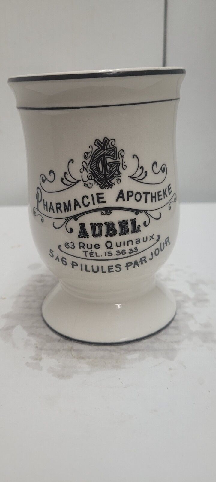 Vintage Apothecary Canadian/French Pharmacy Canister