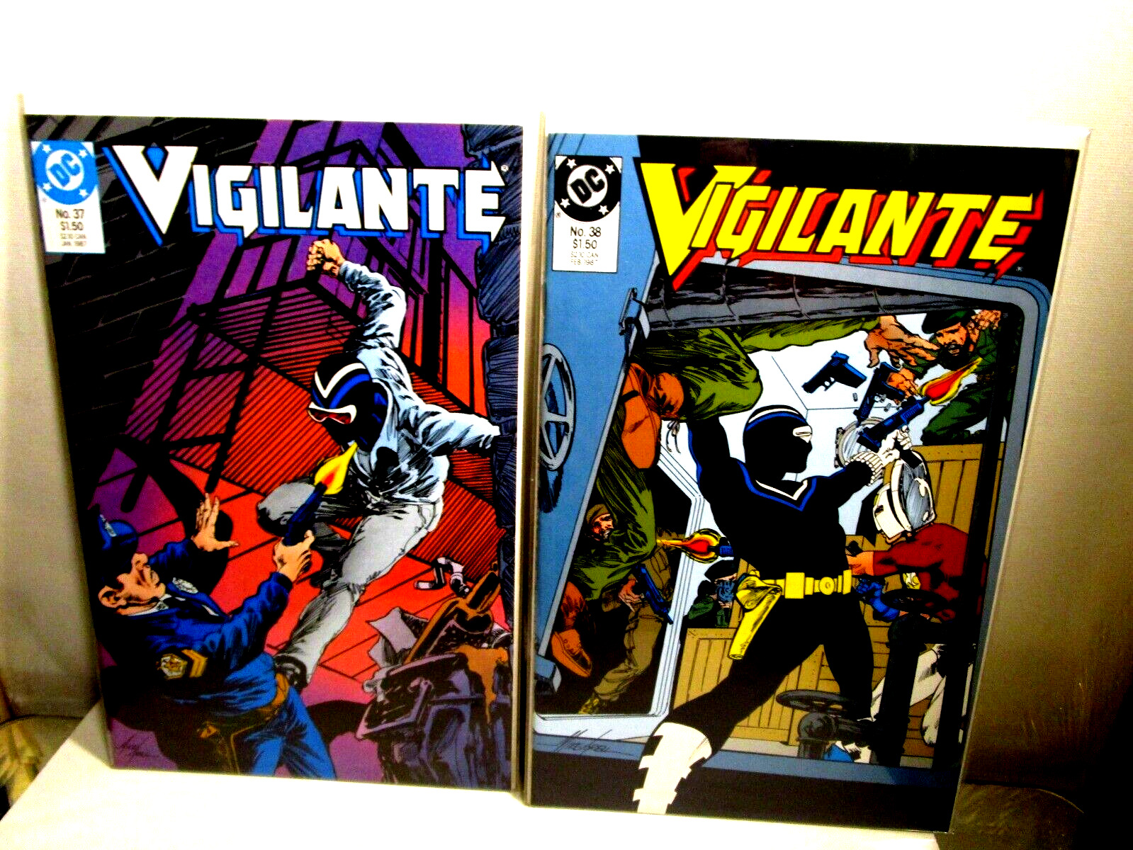 Vigilante No. 37-38 January 1987 DC Comics Combined Shipping BAGGED BOARDED