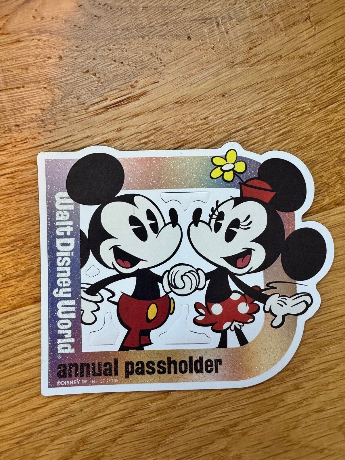 NEW 2022 Disney 50th Anniversary Annual Passholder Magnet Mickey Minnie Mouse