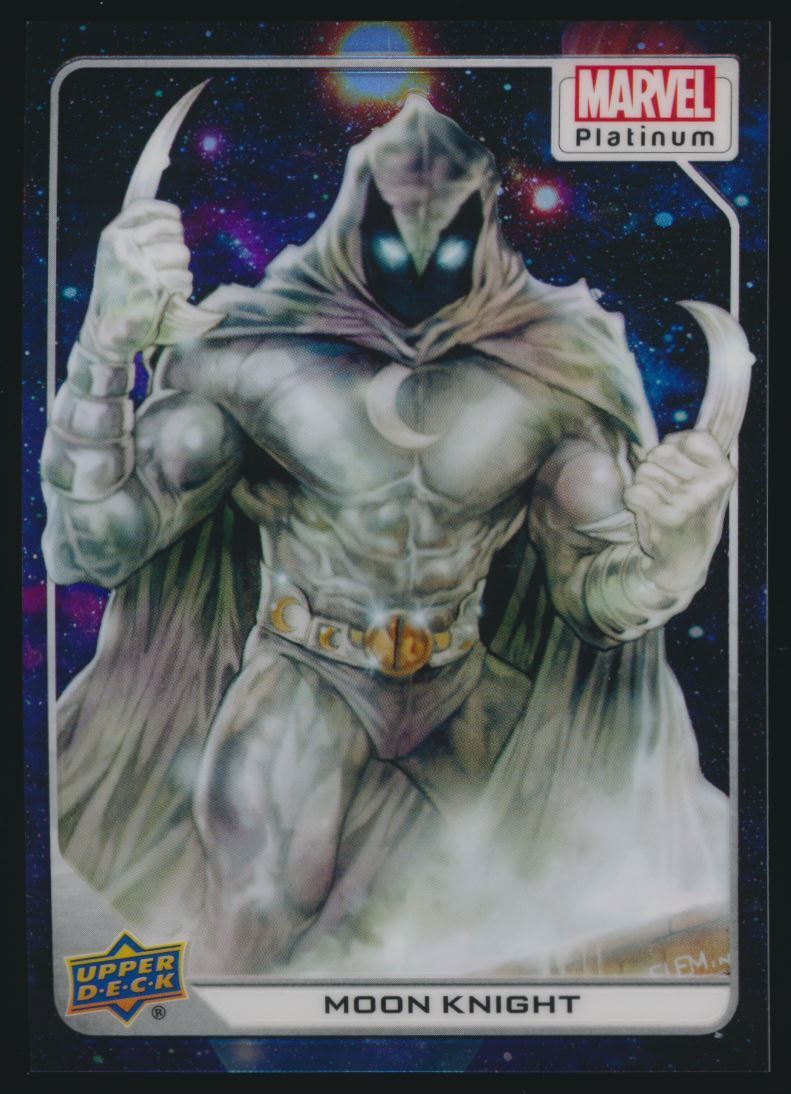 2023 Marvel Platinum Cosmic Parallel #35 Moon Knight 15/25 Upper Deck Marvel