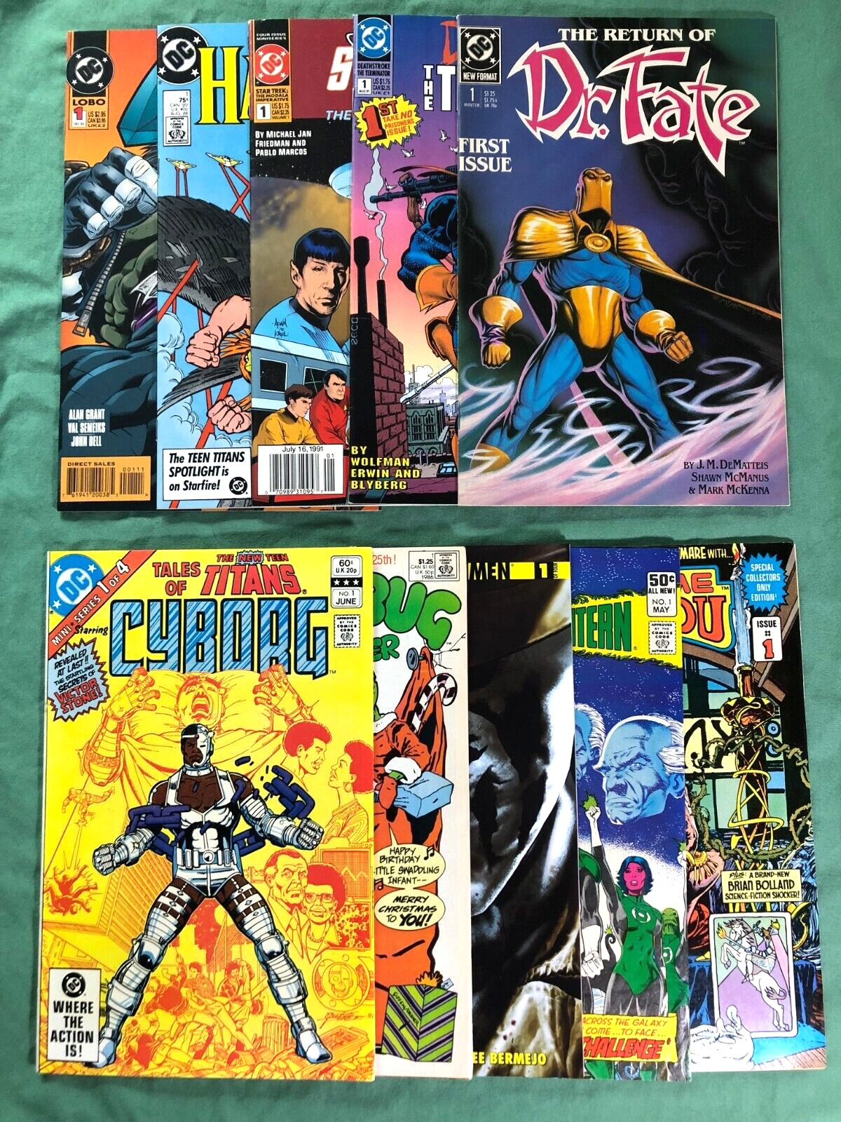 DC Comics Mixed Lot of #1s (1981 - 2012) High Grade Lot 10 Issues Lot Avg: VF/NM