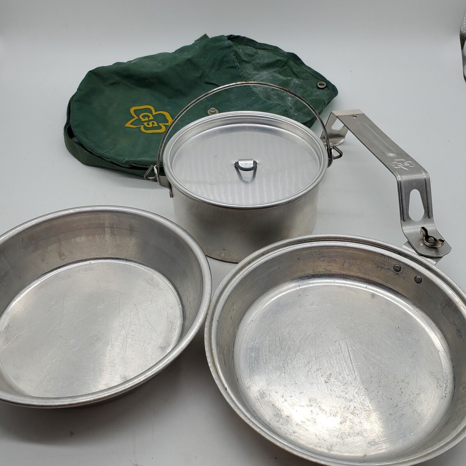 Vintage 1960s Official Girl Scout Mess Kit - Camping 