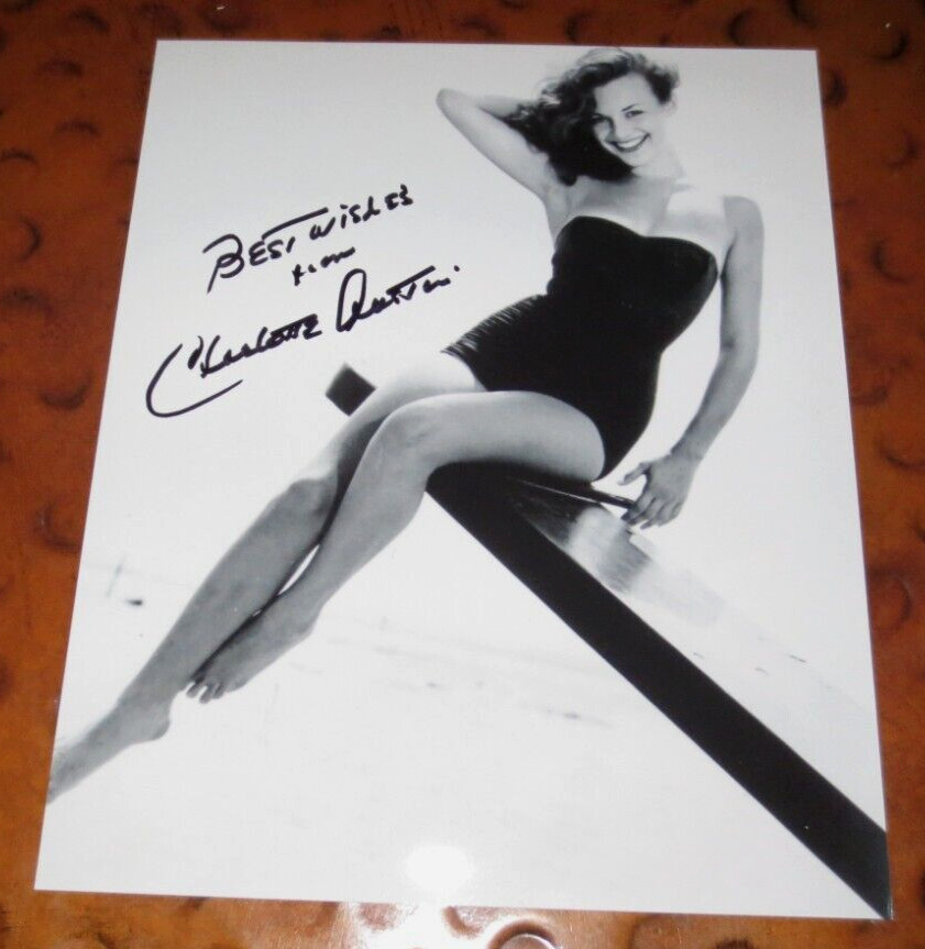 Charlotte Austin actress signed autographed photo Ed Woods The Bride & the Beast