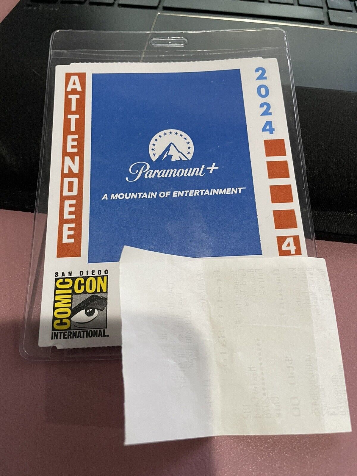 San Diego Comic Con Ticket Badge 2024 Male Sunday July 28th Only