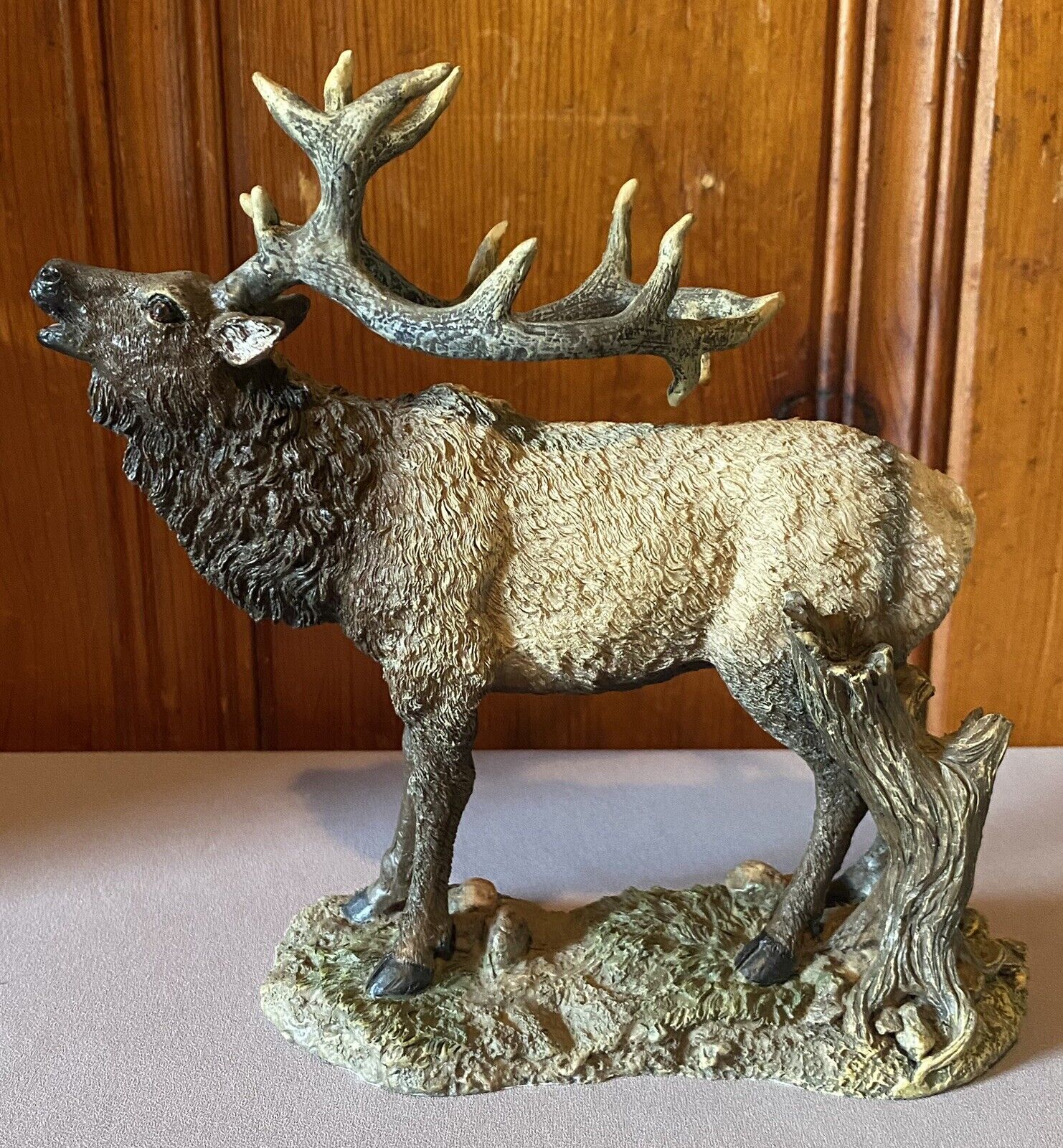 Classic Treasures Collectible Bull Elk Natural Wildlife Figurine