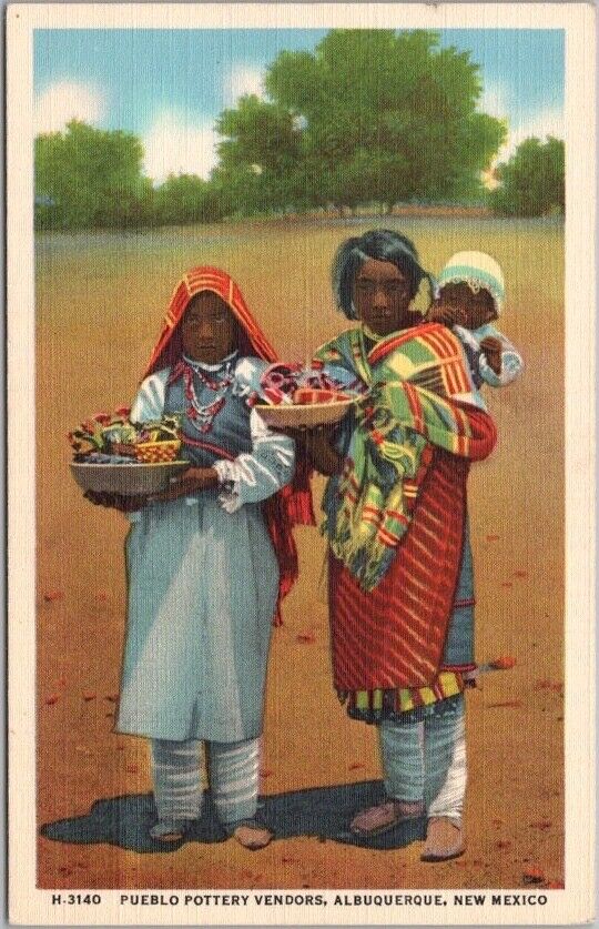 1937 FRED HARVEY Linen Postcard \