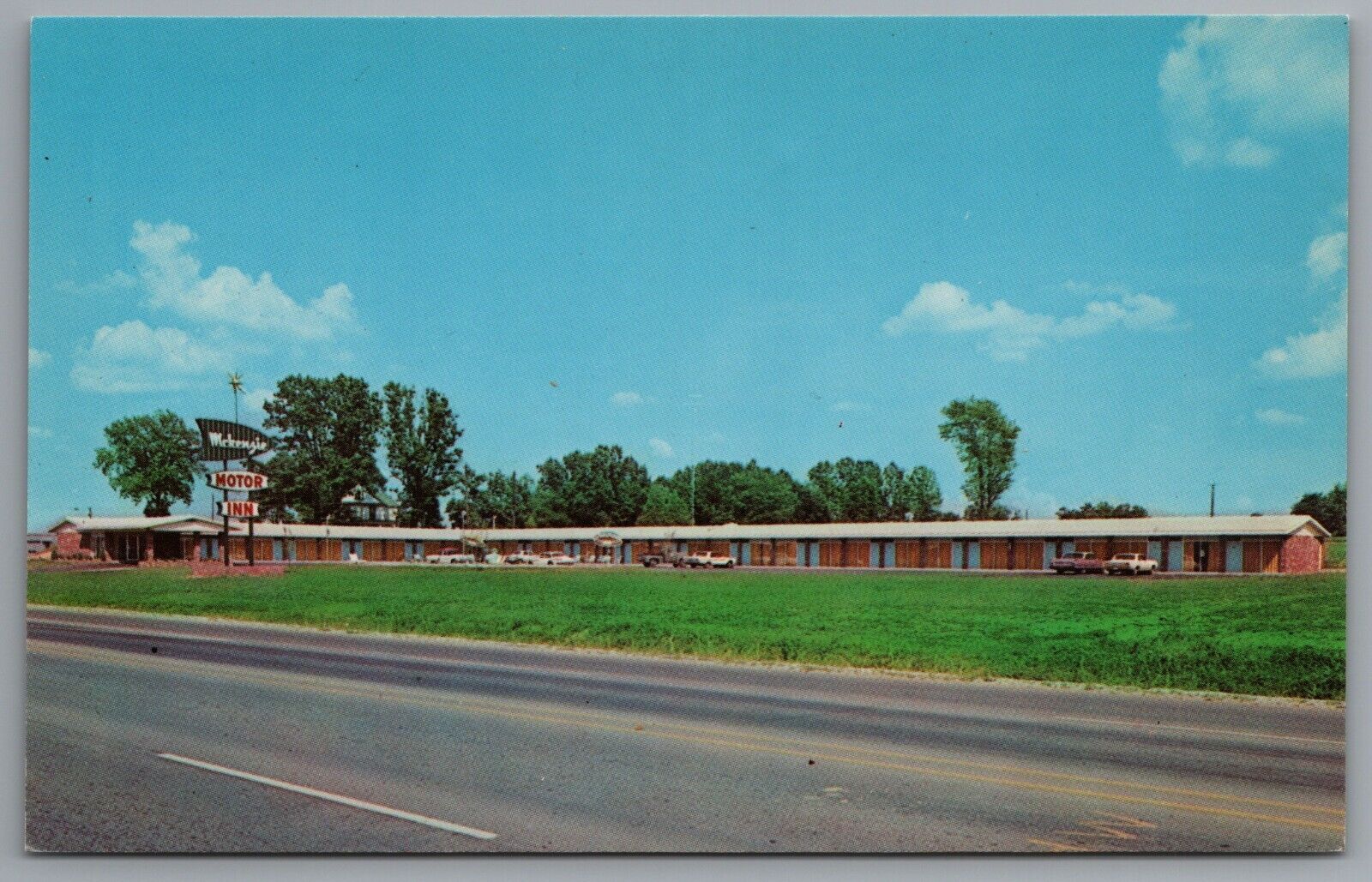 Mckenzie TN Mckenzie Motor Inn c1964 US Hwy 79 Roadside Motel Chrome Postcard