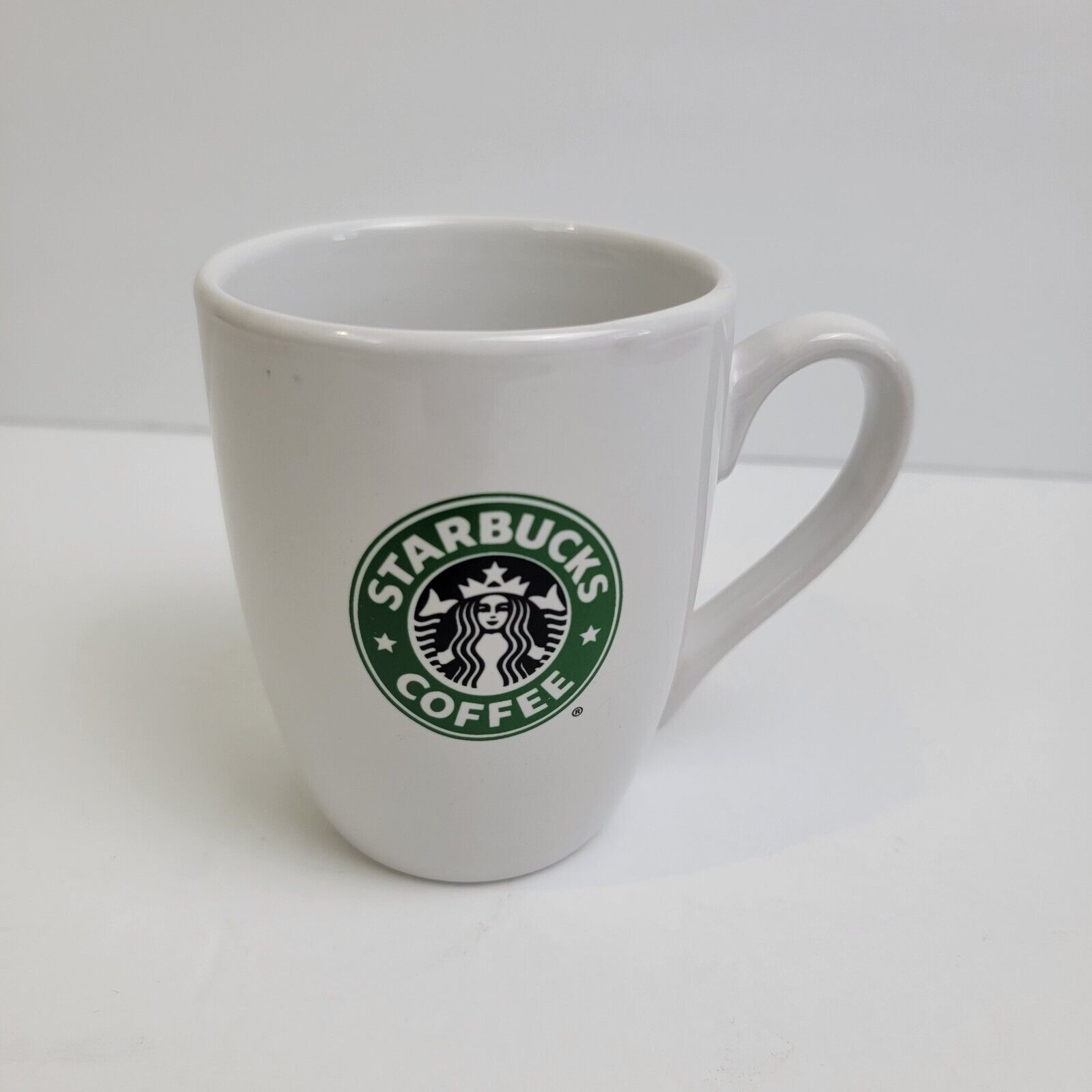 Starbucks 2008 Coffee Mug Cups 10 Oz Siren Mermaid Logo Green White