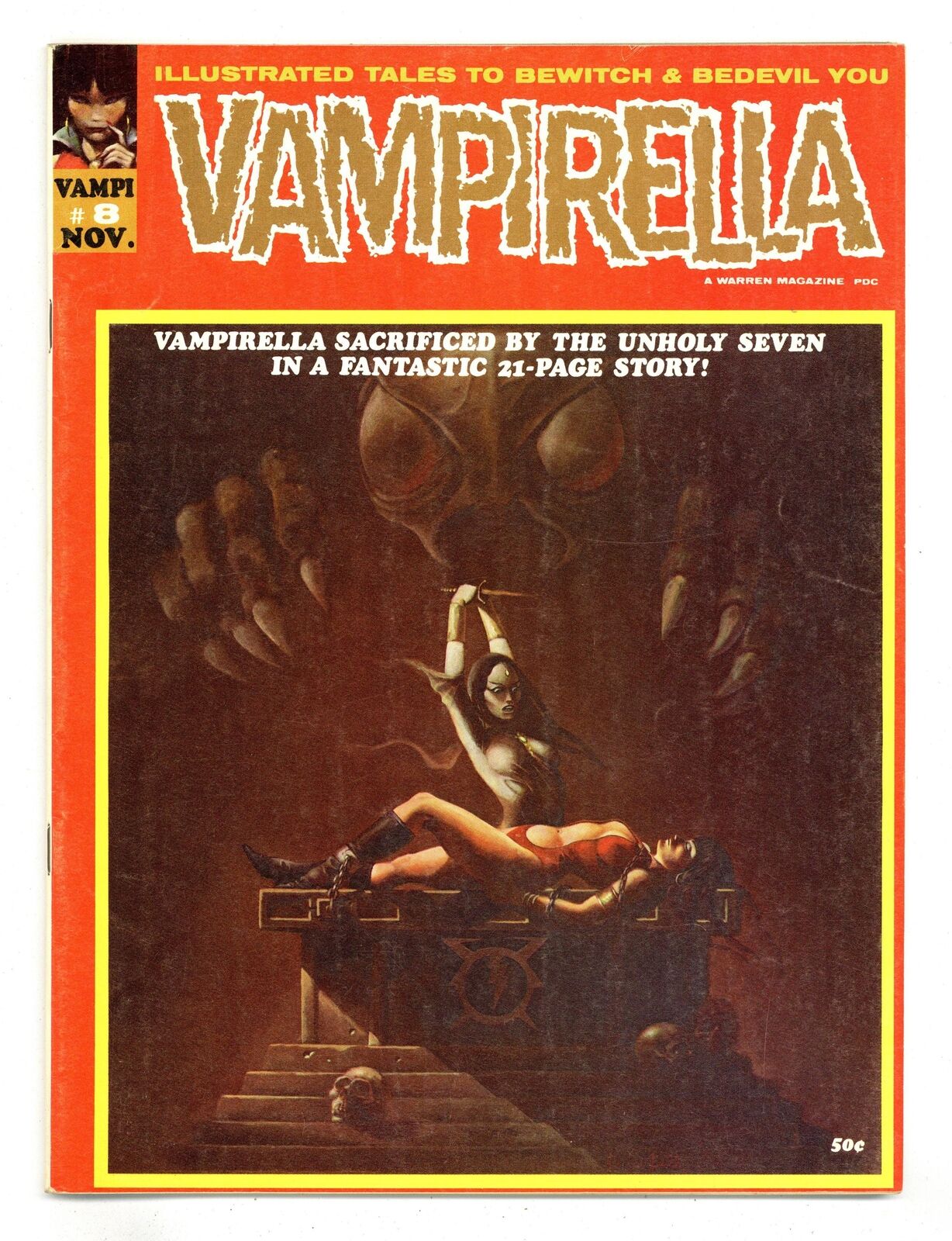 Vampirella #8 VG/FN 5.0 1970