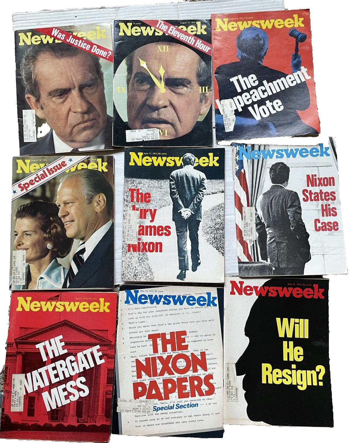 Newsweek - 1974 Richard Nixon & Watergate.
