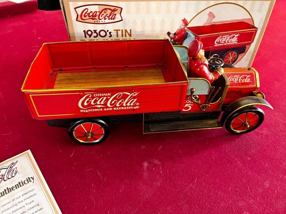 Vintage Coke 1930's Tin Truck