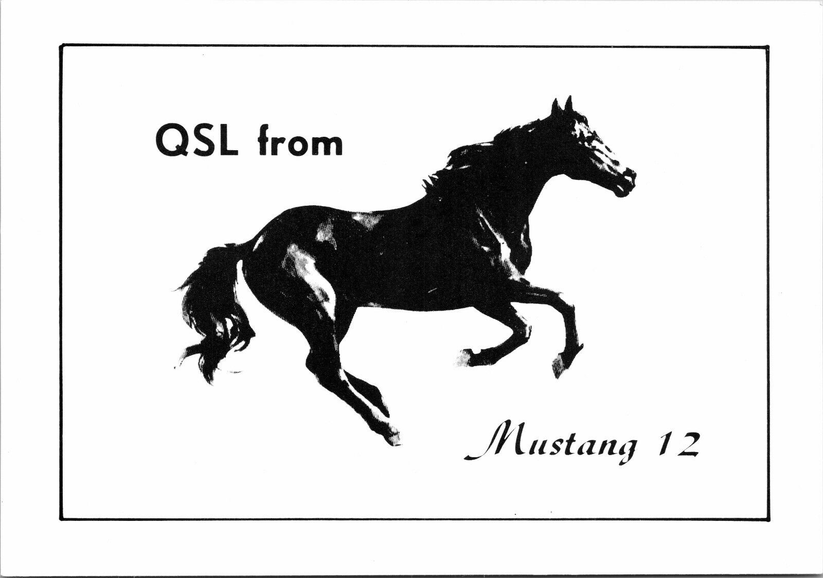 German CB Station Vtg Ham Radio Amateur QSL QSO Art Card Postcard Cartoon 160