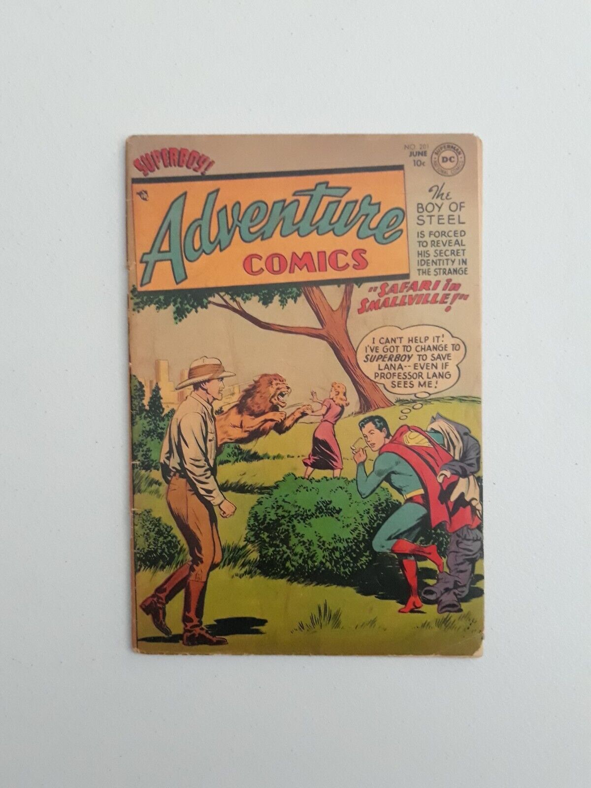 Adventure Comics 201 DC 1954 Superboy