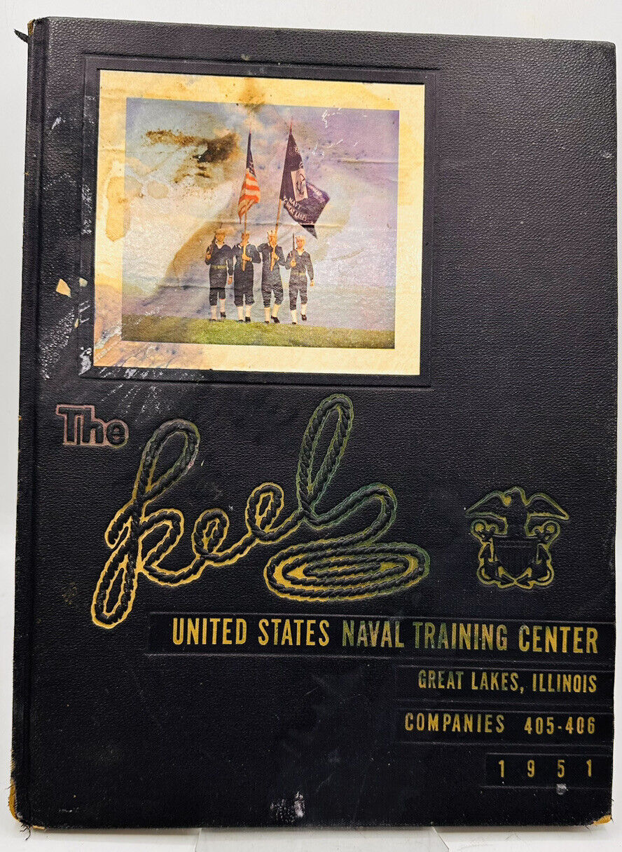 1951 Korean War The Keel U.S. Naval Training Center Great Lakes, IL Co. 405-406