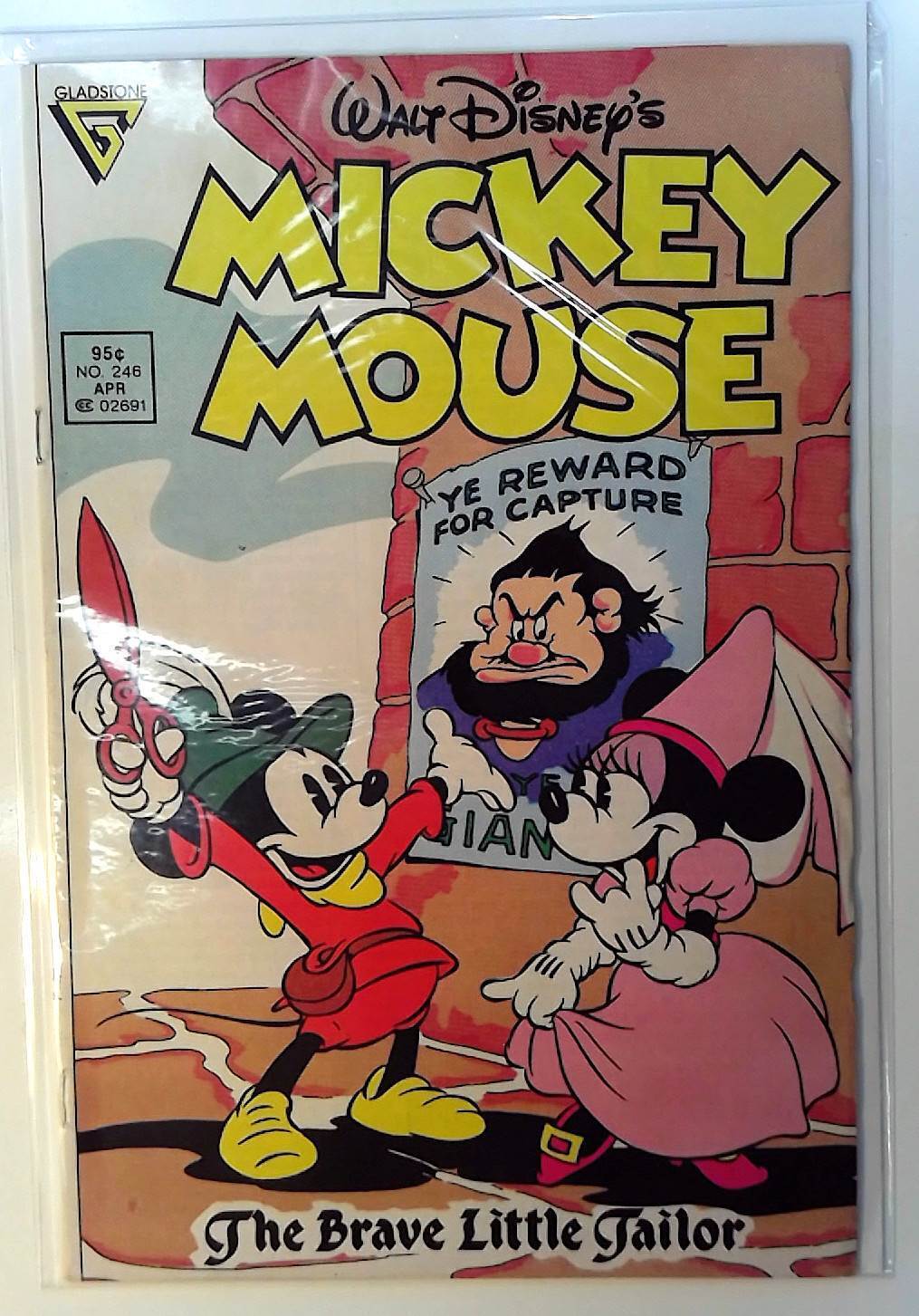 Mickey Mouse #246 Gladstone Comics (1989) FN+ 1st Print Comic Book
