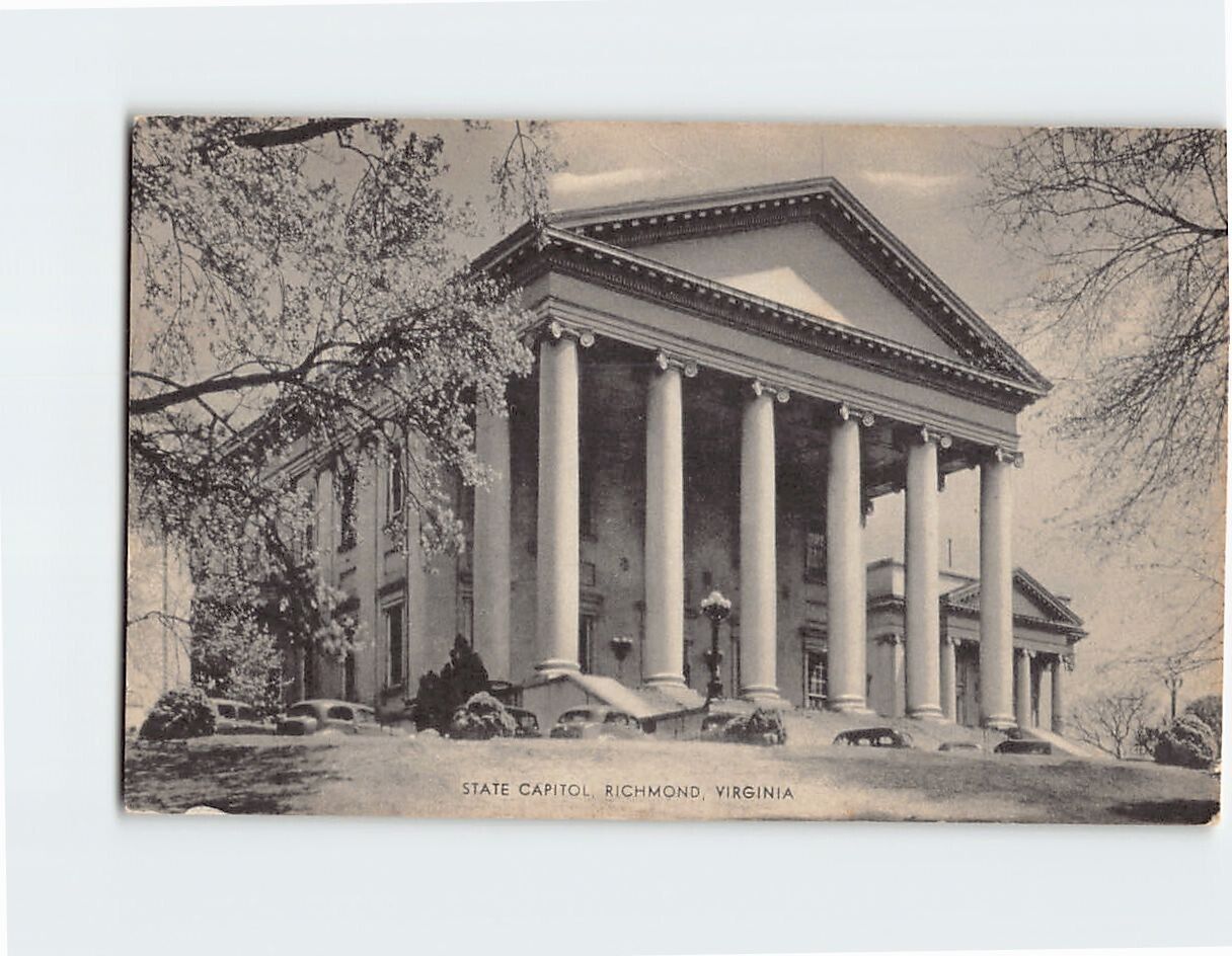 Postcard State Capitol Richmond Virginia USA