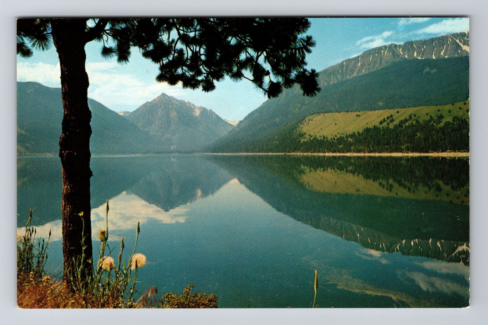 Wallowa Lake OR-Oregon Switzerland America Lake Mountains Vintage Postcard