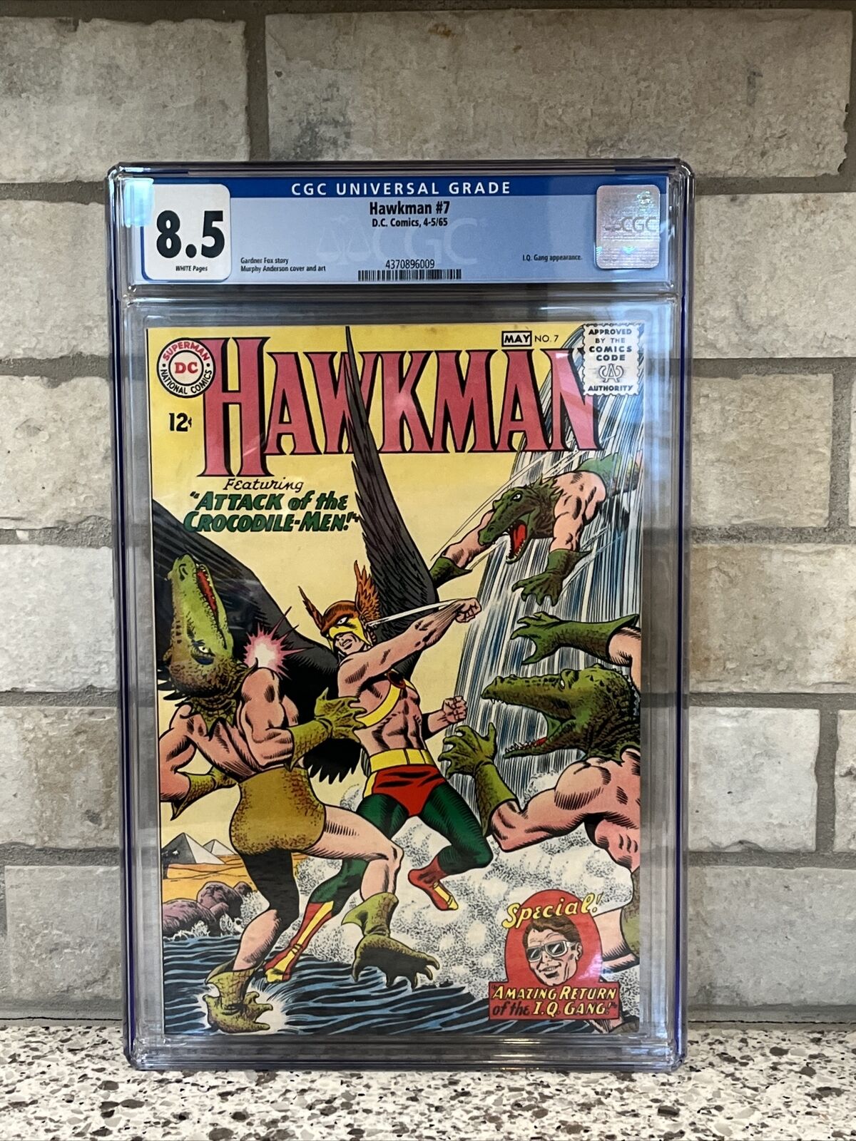 Hawkman #7, D.C. Comics, 1965 White Pages CGC 8.5