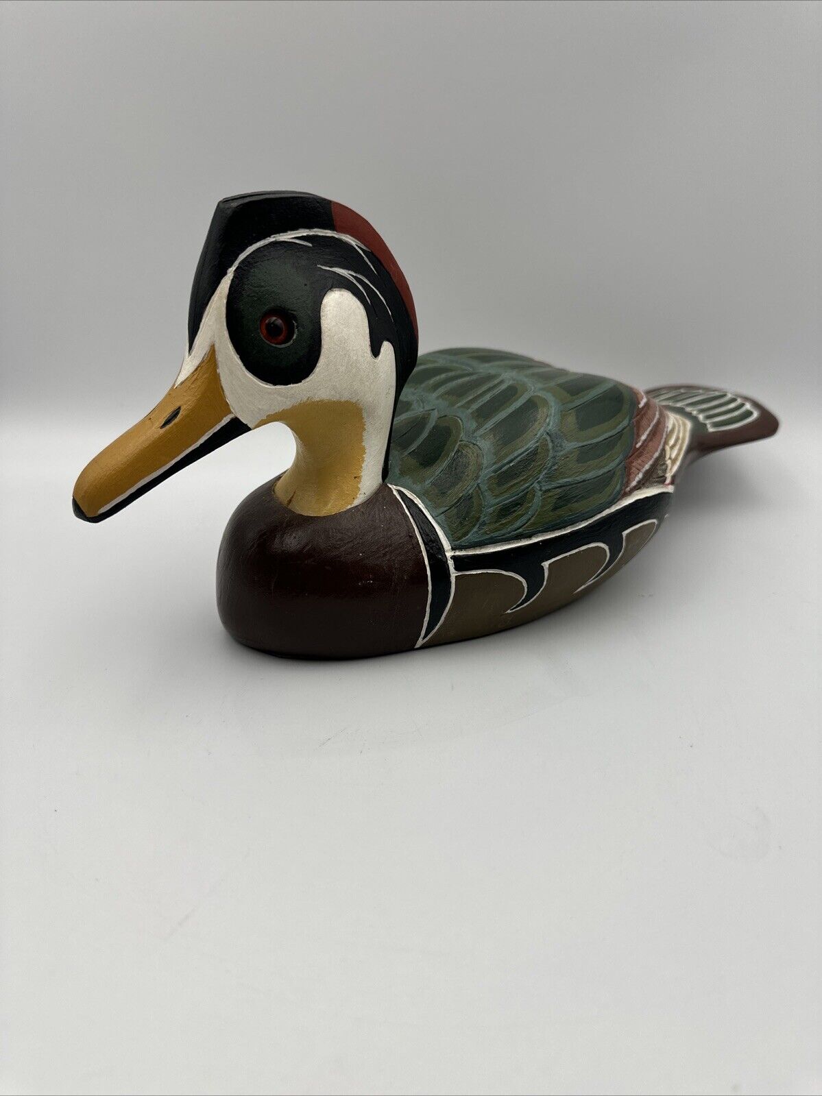 Vintage Wooden Duck 