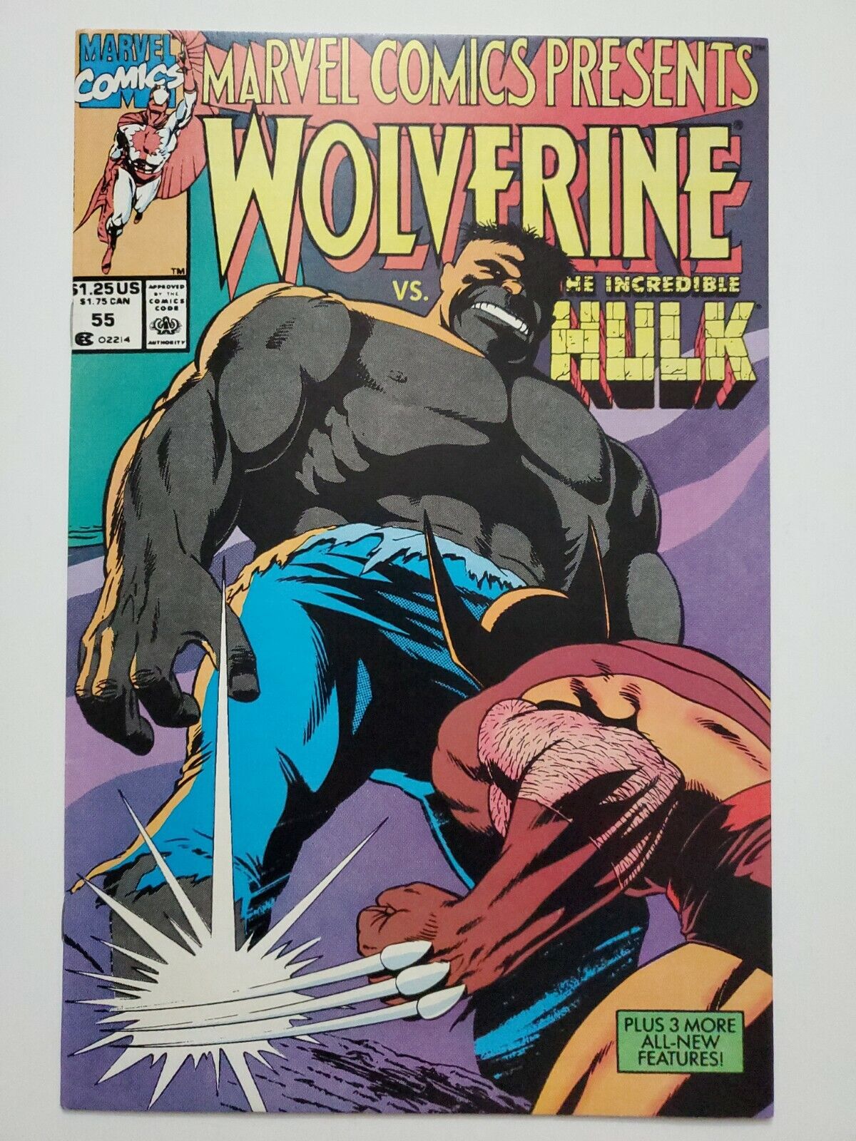 Marvel Comics Presents #55 Wolverine Hulk Werewolf By Night Stingray Copper Age 
