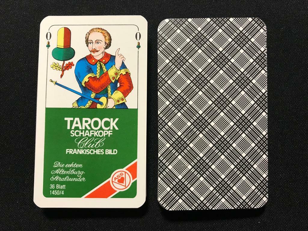 ACE TAROCK SHEEPHEAD CLUB 1450/4 - FRANK PICTURE - CARD TAROT DECK - B3