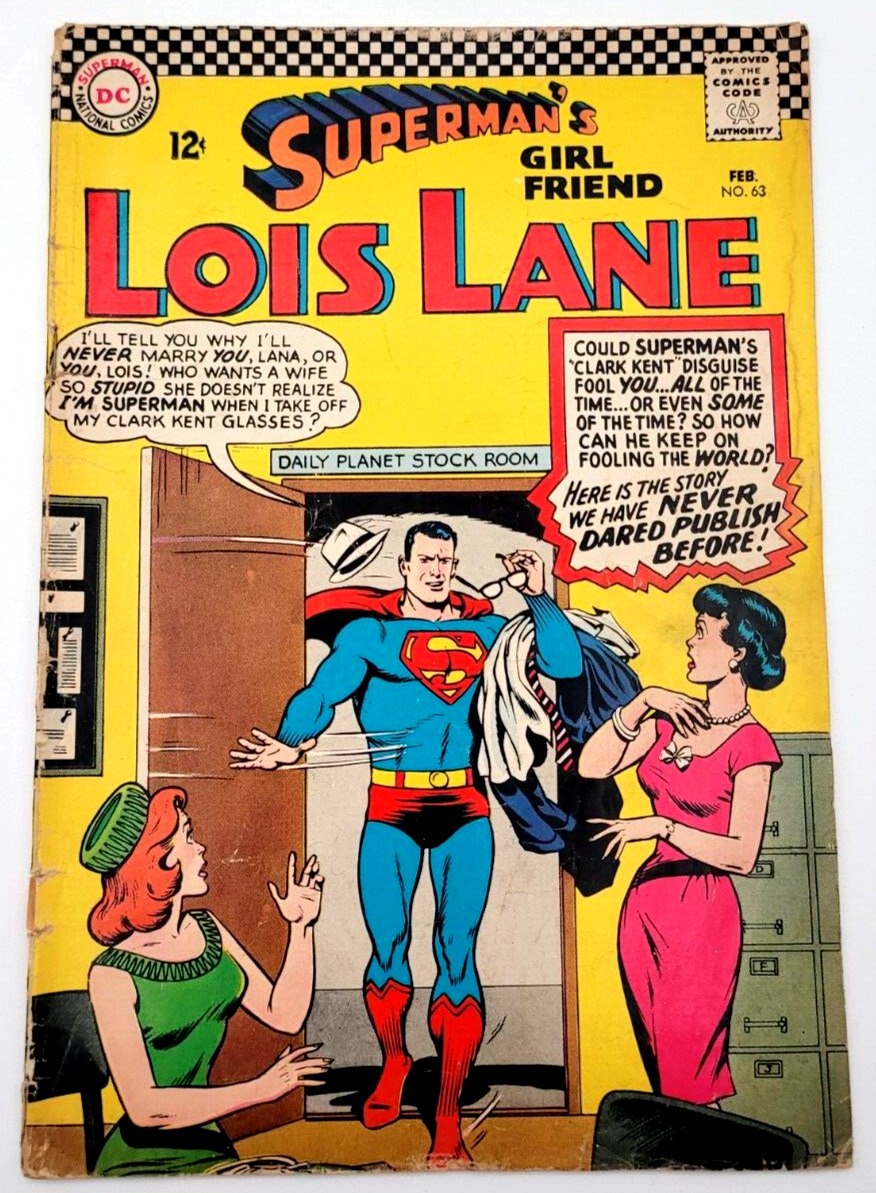 SUPERMAN\'S GIRL FRIEND LOIS LANE #63 (1966) / FN- /  SILVER AGE DC COMICS