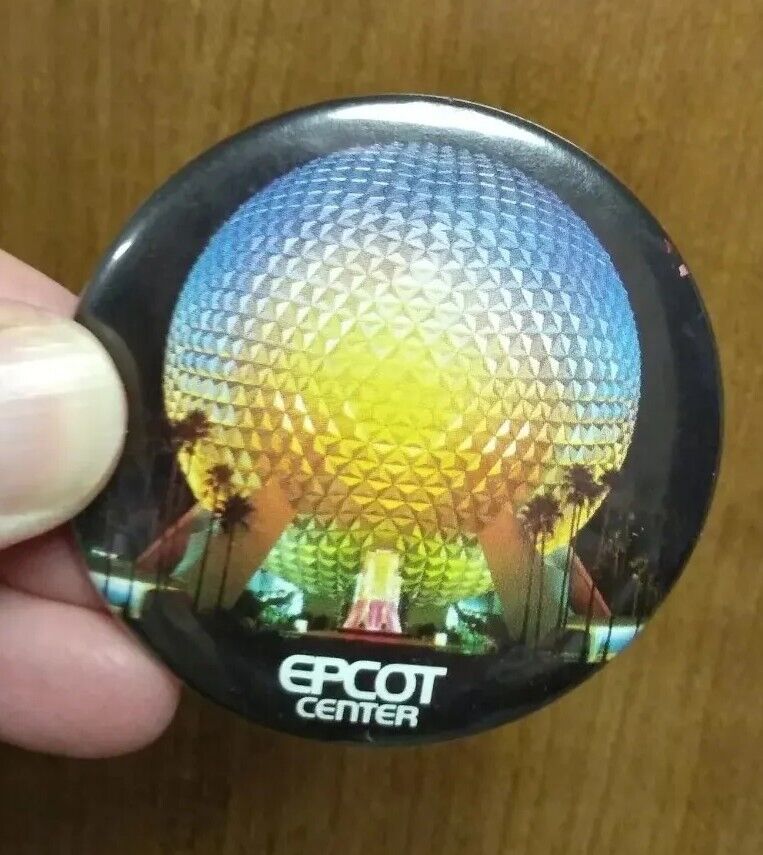 Vintage 1980s Epcot Center Walt Disney Productions Disney World Pin Vtg