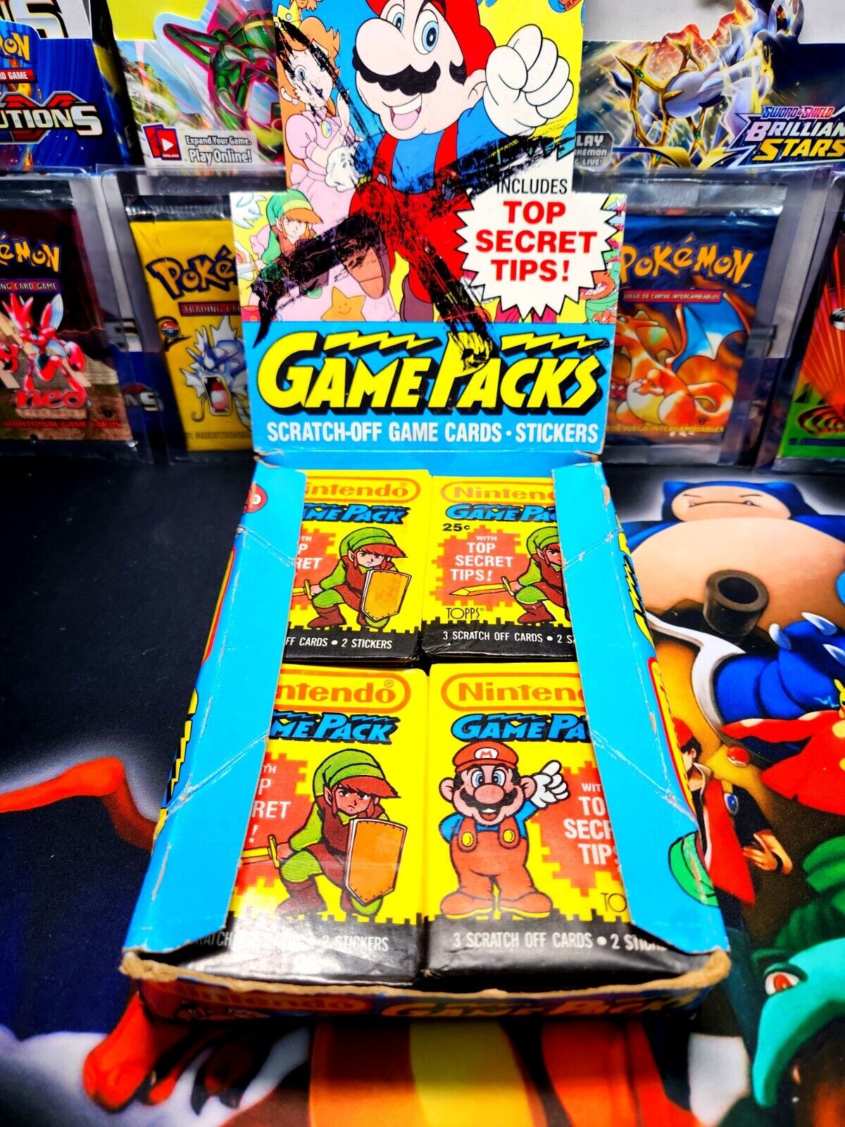 1989 Topps Nintendo Game Packs 48 Wax Sealed | All sealed Packs Included