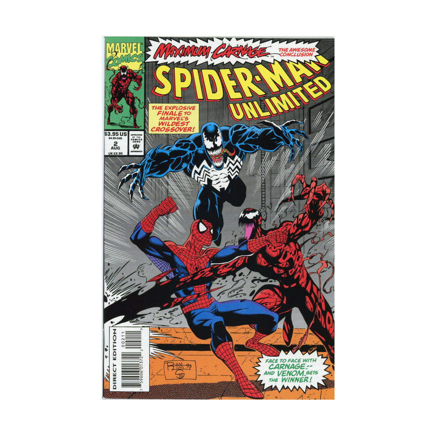 Marvel Comics Spider-Man Unlimited Spider-Man Unlimited 1st Series #2 NM