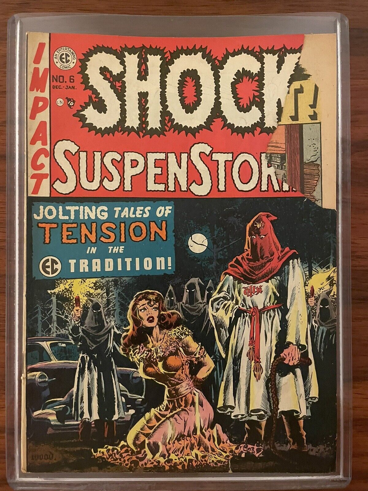 EC Shock Suspenstories #6 — RARE Affordable Copy, Wally Wood Cover