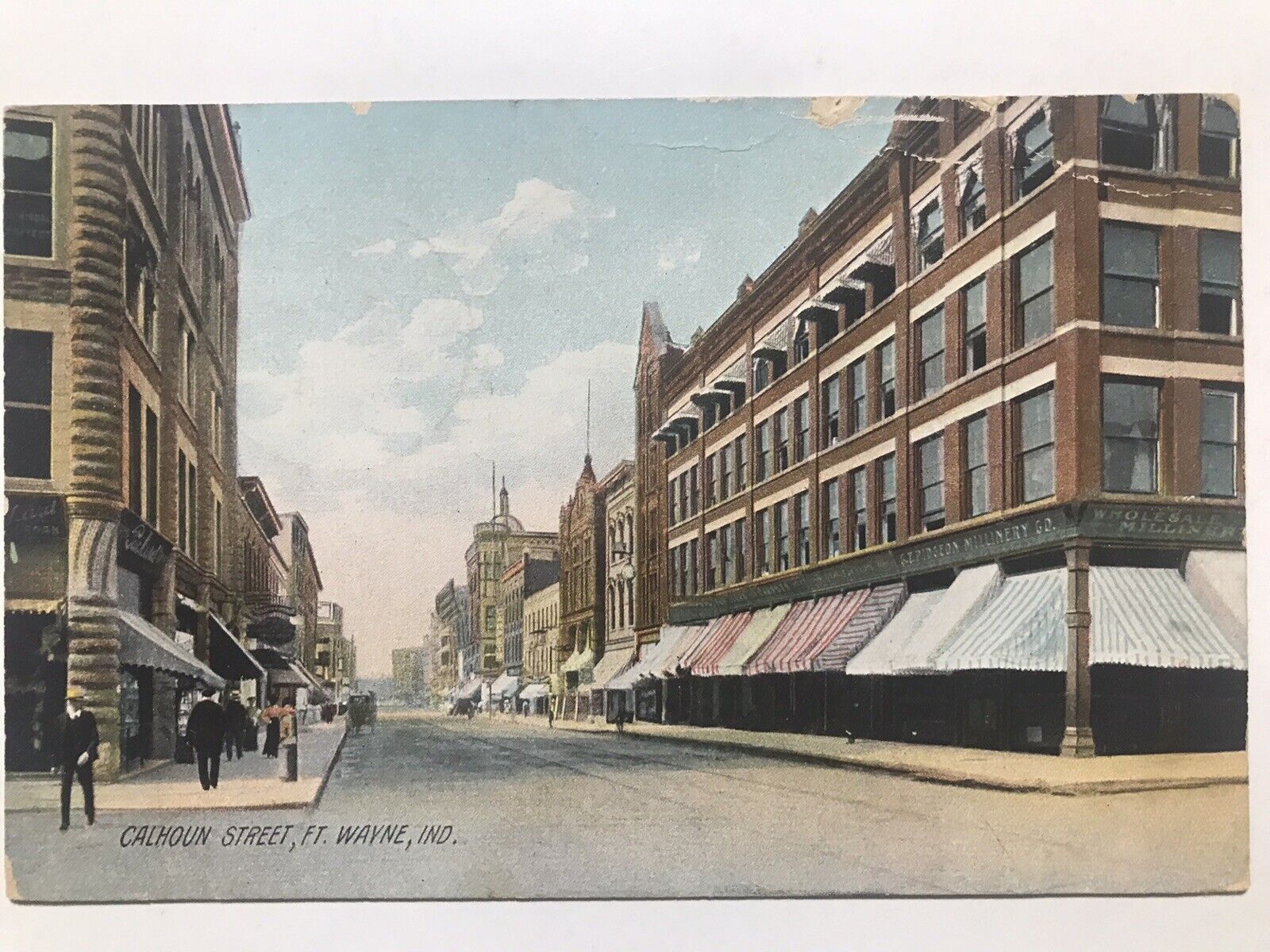 1908 Calhoun Street Ft Wayne Indiana Divided Back Postcard