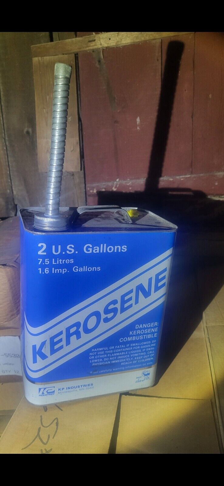 vintage kerosene can