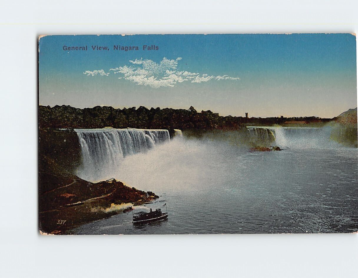 Postcard General View Niagara Falls North America