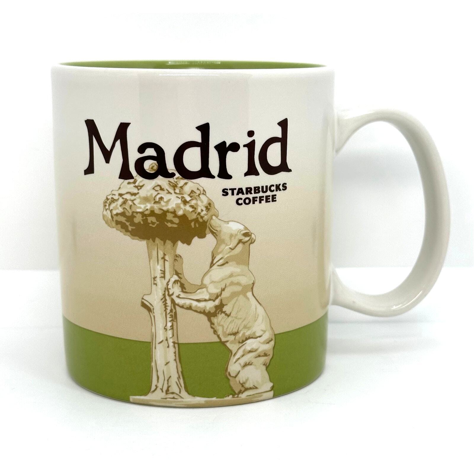 Starbucks MADRID Spain Global Icon Collection Coffee Tea Mug Cup 16 oz