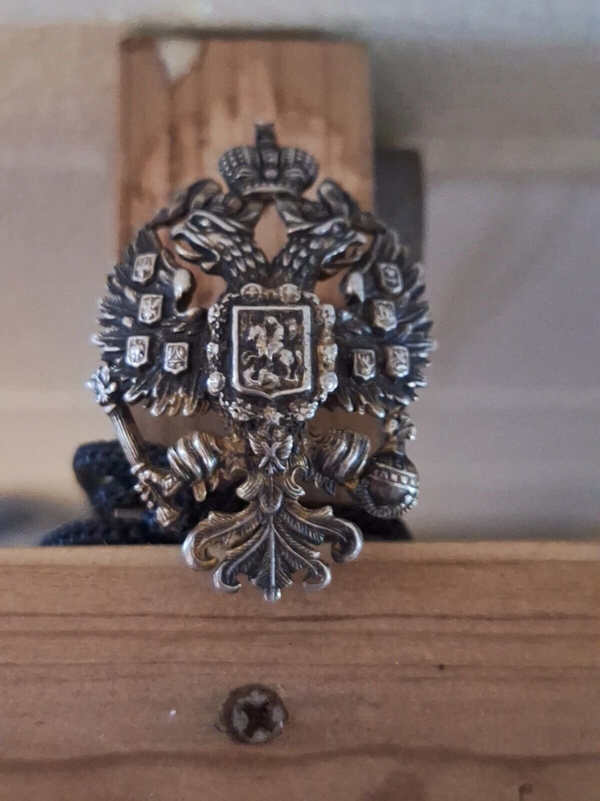Imperial Russian Hat Badge From The Russian Empire 