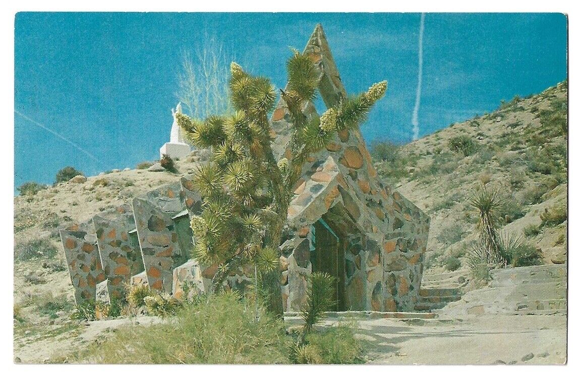 Yucca Valley California c1950's Desert Christ Park Chapel, designer Frank Garske