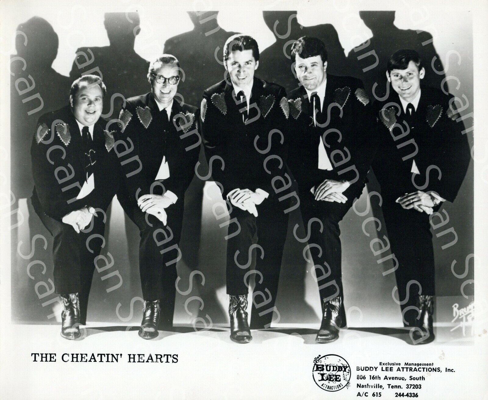 The Cheatin\' Hearts Hank Williams Jr VINTAGE 8x10 Press Photo Country Music 3