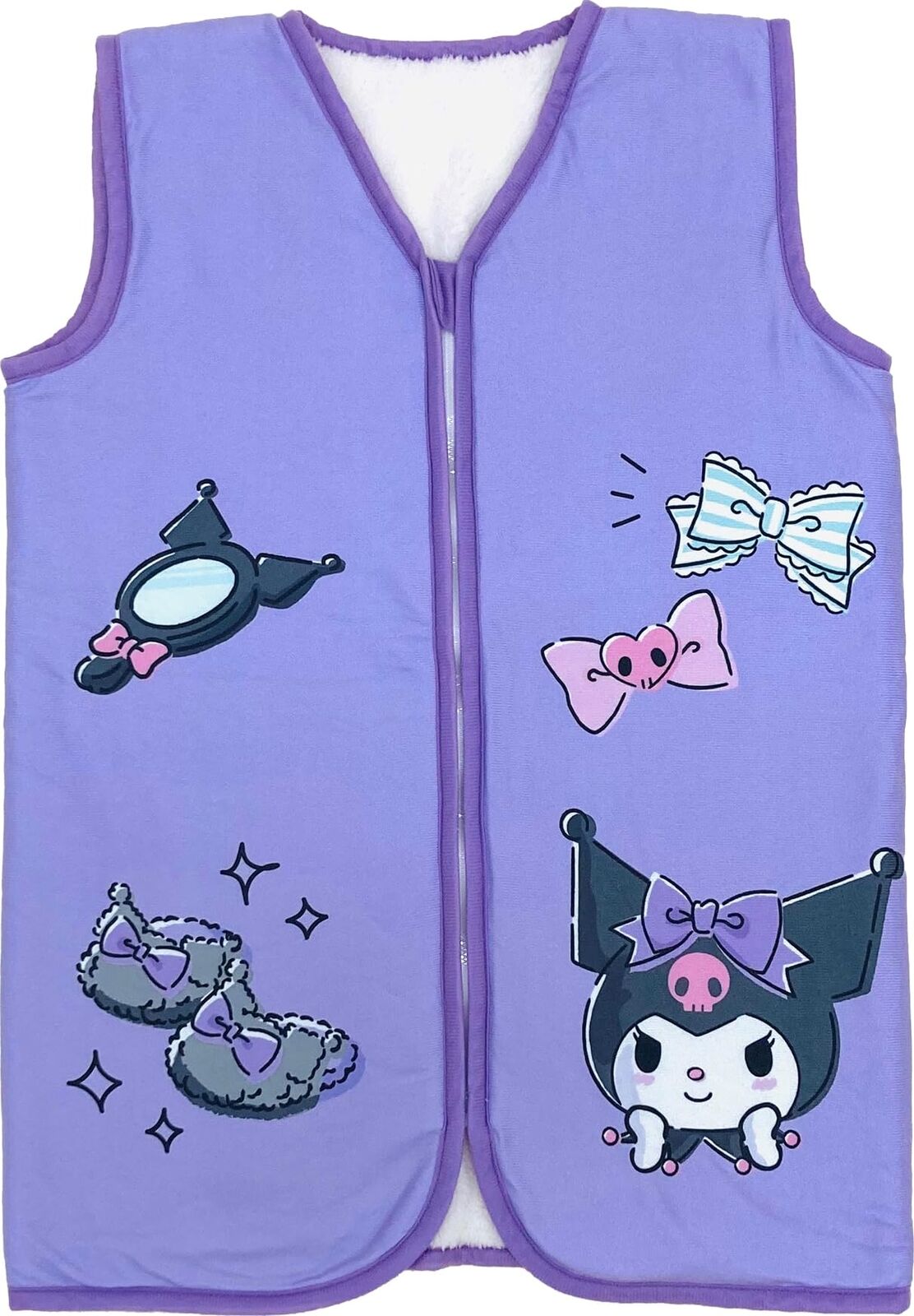 MORIPiLO Sanrio Hypno Wearable Blanket Kuromi Purple 50 x 70 cm