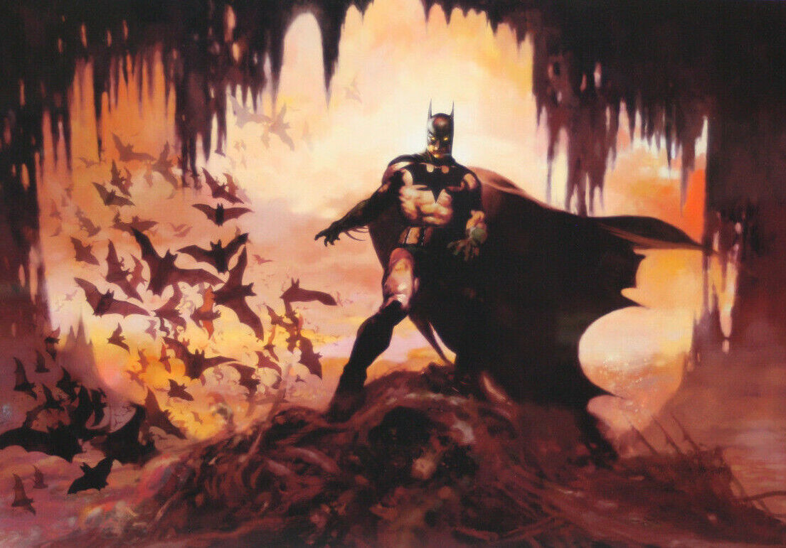 DC Batman: Domain of the Bat LE Giclee on Paper Signed by Arthur Suydam 101/250