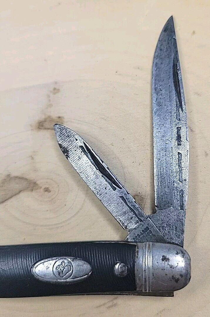 Vintage HAMMER By Imperial Hammer Forged 2 Blade Folding Pocket Knife