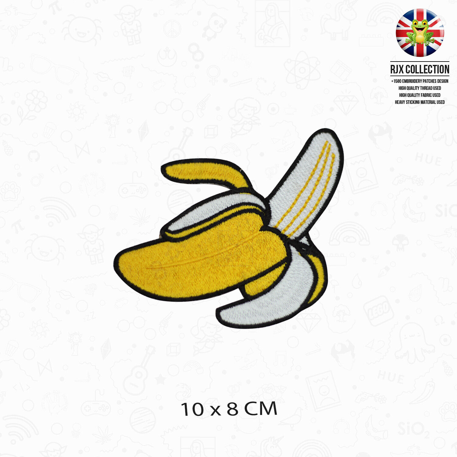 BANANA Fruit  Patch Iron On Patch Sew On Embroidered Patch For Shirts