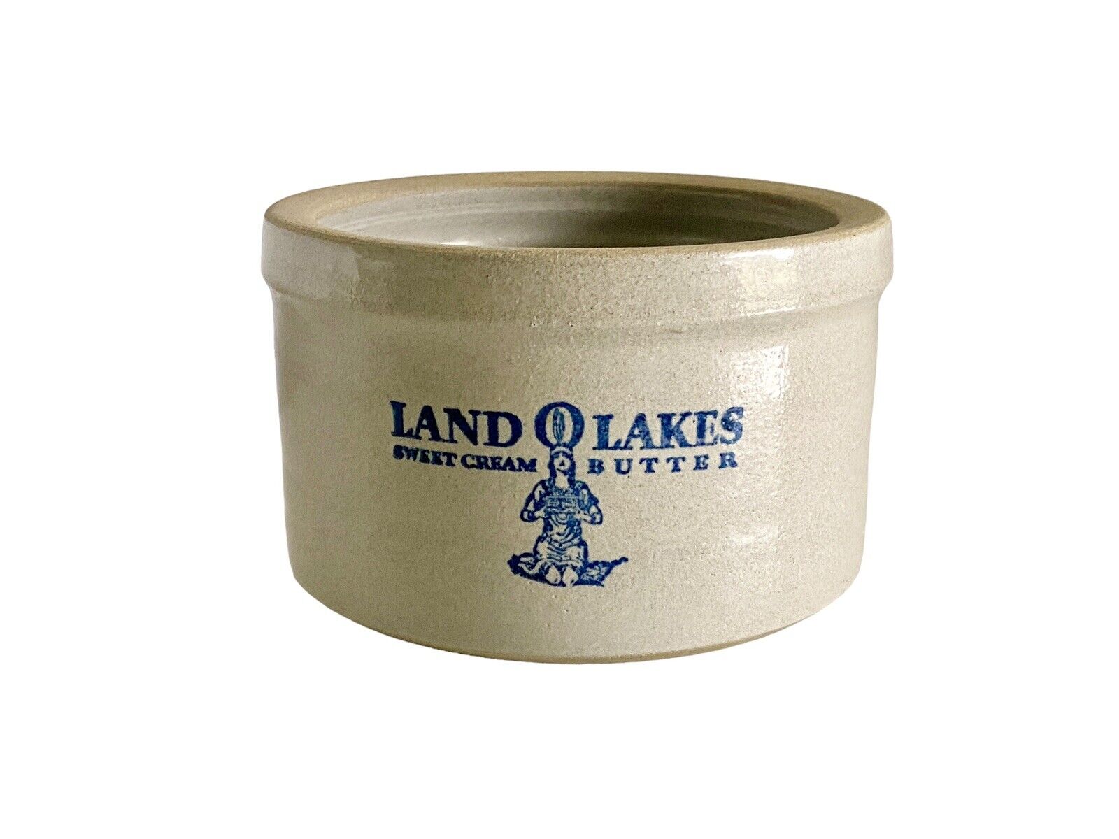 Red Wing Stoneware Land O Lakes Sweet Cream Butter Crock