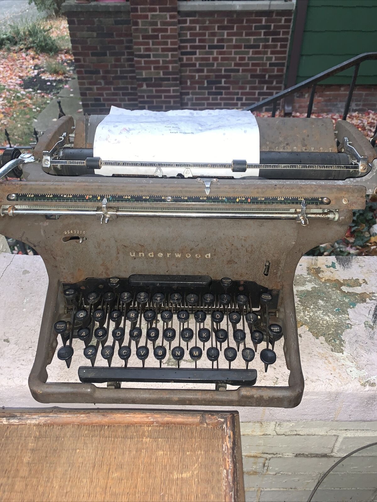 antique Working underwood manuel typwriter