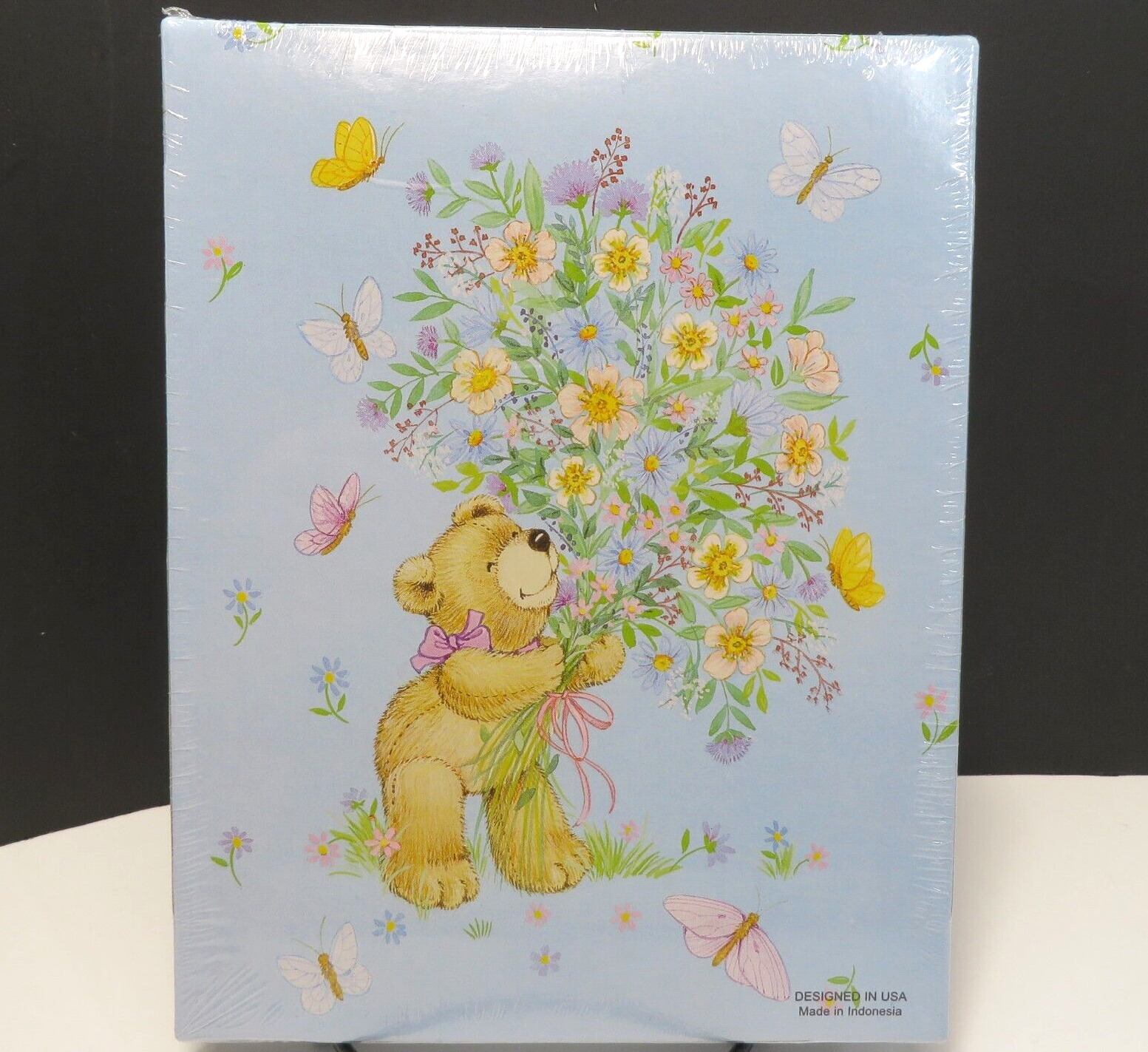 Vintage English Cards Ltd Designer Stationery Set Bears Flowers Sealed NOS