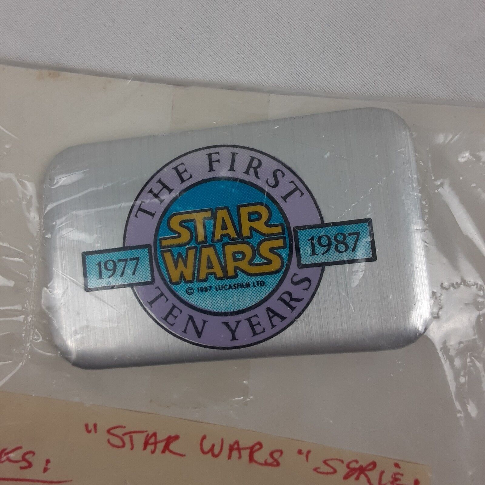 Star Wars Pin The First Ten Years 1977 - 1987 George Lucas Vintage 80s