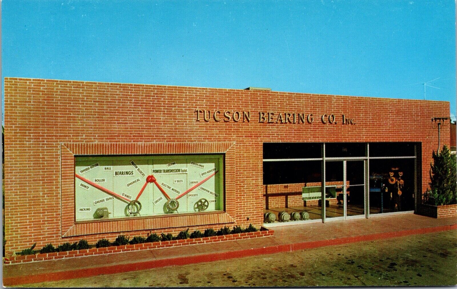 Postcard Tucson Bearing Company in Tucson, Arizona~132542