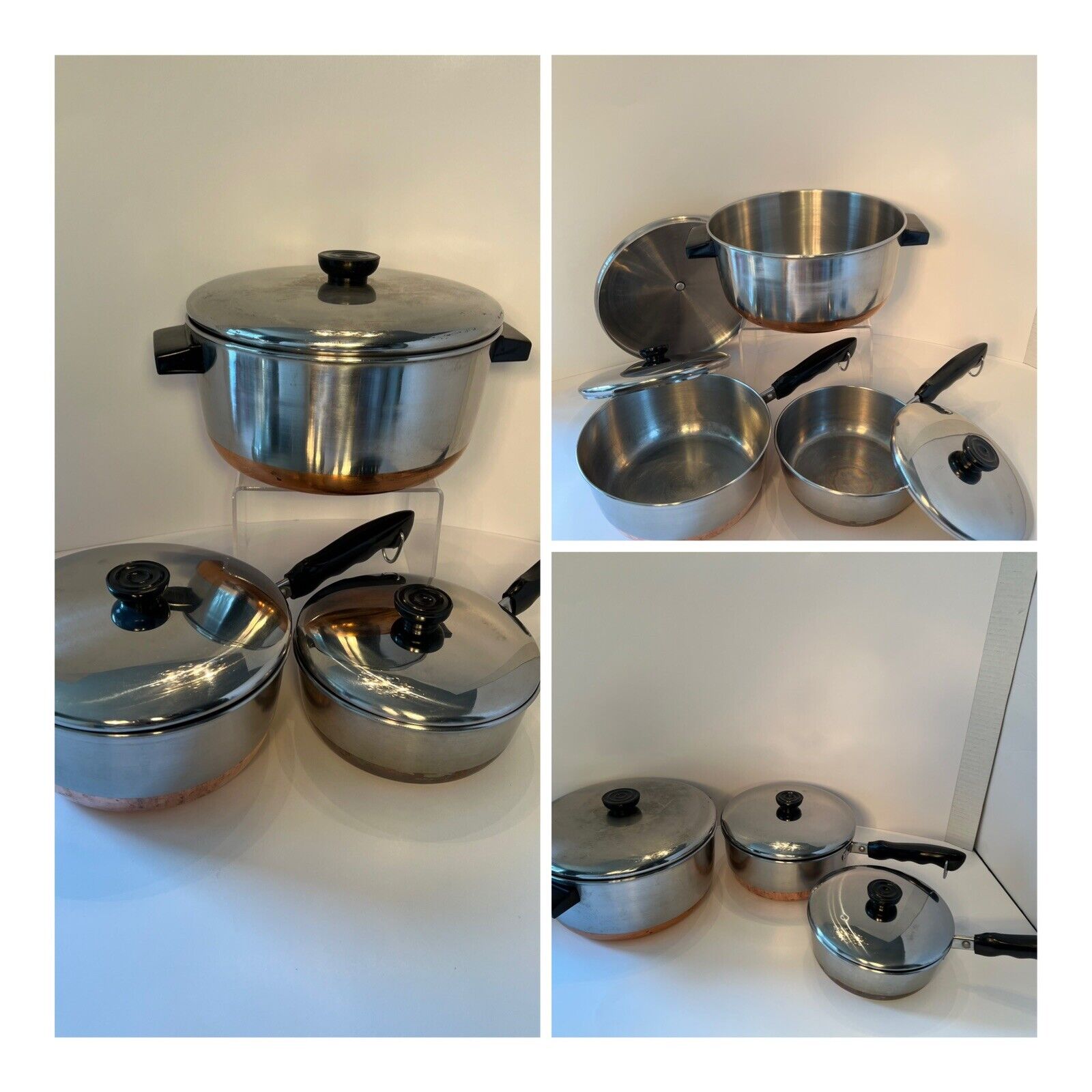 Three-Piece Stainless Steel Copper Bottom Made In Korea Set