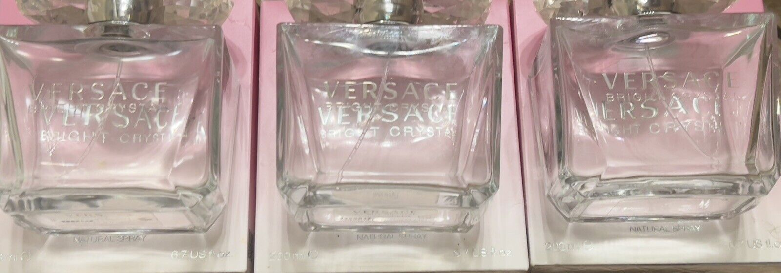 EMPTY - (1) Versace Bright Crystal, 6.7 oz