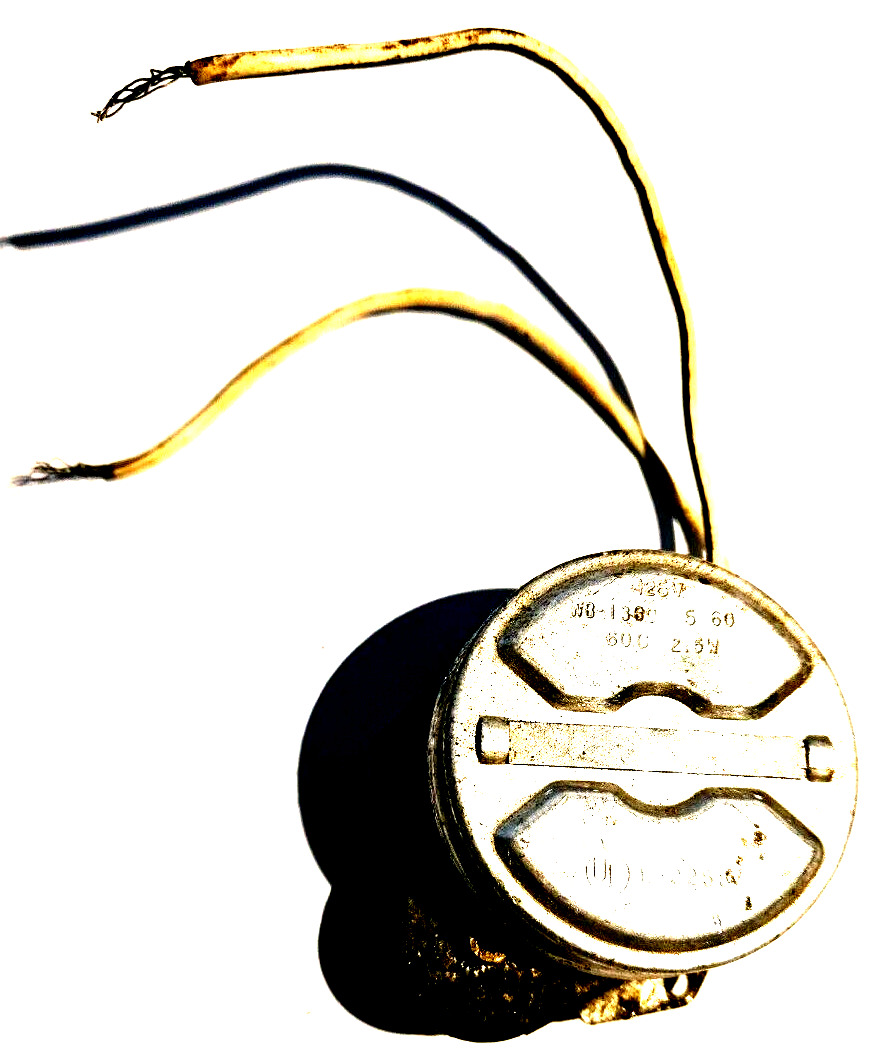 Vintage 125 Volt WB-1 60 Cyc2.5 W E2258 untested Clock Motor