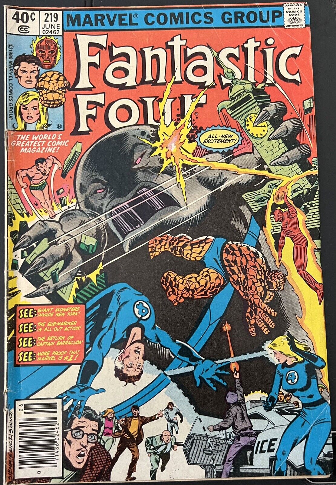 Fantastic Four #219, 1980 Marvel Comics